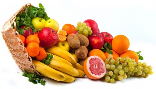 composition-with-vegetables-fruits-wicker-basket-isolated